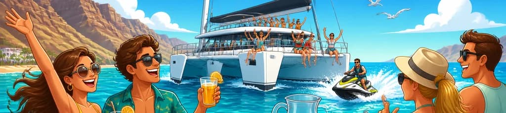 Crucero en Catamarán Afrikat por Gran Canaria