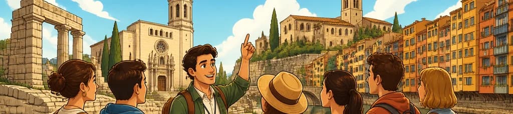 Recorrido guiado a pie por la antigua Girona romana