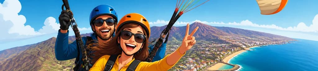 Vuelo en parapente en Costa Adeje