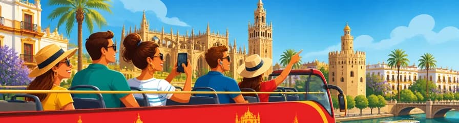 Tour en autobús turístico CitySightseeing Sevilla: Sube y baja a tu ritmo