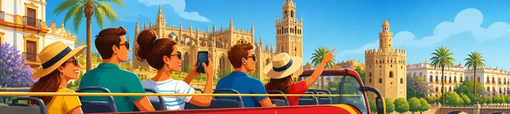 Tour en autobús turístico CitySightseeing Sevilla: Sube y baja a tu ritmo