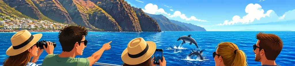 Excursión Guiada en Barco desde Los Cristianos
