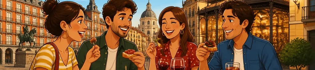 Madrid: Experiencia Gastronómica Autoguiada de Tapas