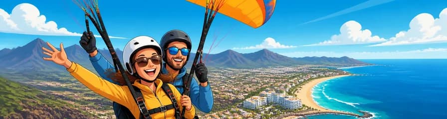 Vuelo en parapente sobre Costa Adeje: una experiencia inolvidable