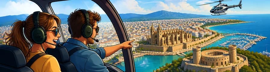 Recorrido aéreo por la ciudad de Palma