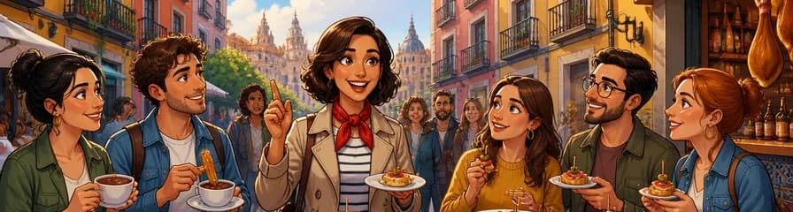 Tour gastronómico guiado matutino por La Latina en Madrid