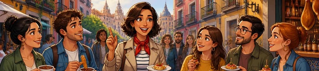 Tour gastronómico guiado matutino por La Latina en Madrid