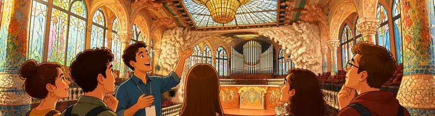 Recorrido guiado por el Palau de la Música Catalana