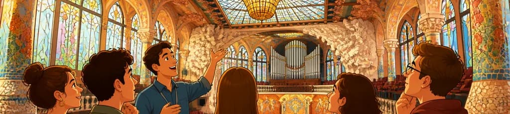 Recorrido guiado por el Palau de la Música Catalana