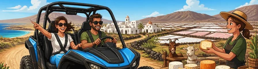 Recorrido guiado en buggy por Fuerteventura con recogida en el hotel