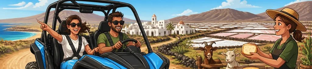 Recorrido guiado en buggy por Fuerteventura con recogida en el hotel