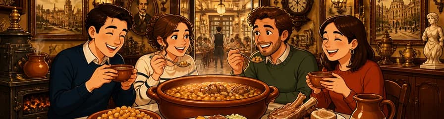 Menú degustación de cocido madrileño en Taberna La Bola