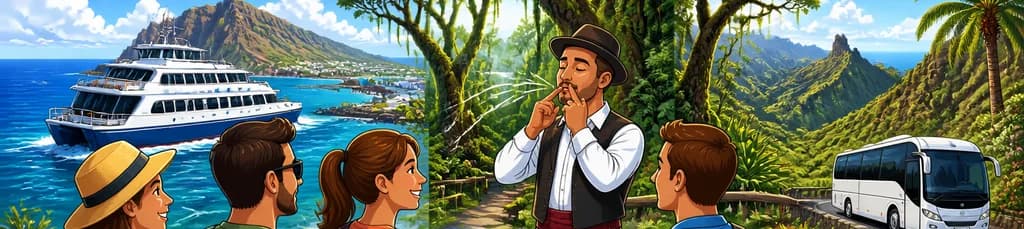 Excursión Guiada a La Gomera: Ferry, Almuerzo y Traslados Incluidos