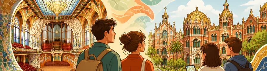 Entrada para el Palau de la Música Catalana y el Recinto Modernista de Sant Pau