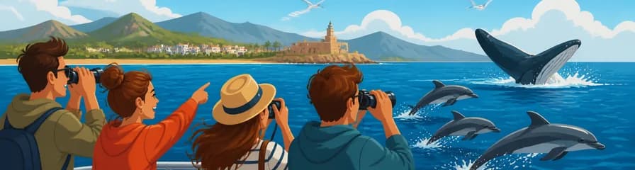 Excursión de avistamiento de delfines y ballenas en Tarifa desde Sevilla