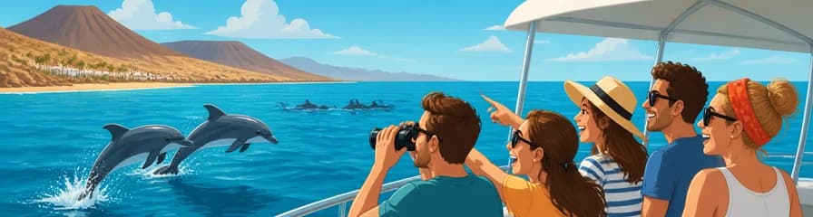 Crucero de 1,5 horas para avistar delfines en Fuerteventura con recogida en el hotel