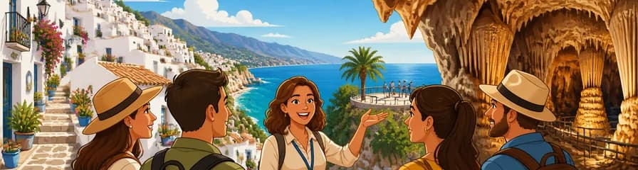 Excursión guiada de un día a Frigiliana y Nerja desde Málaga