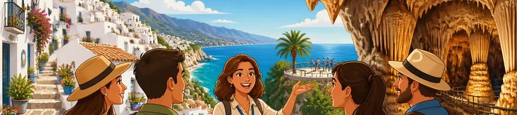 Excursión guiada de un día a Frigiliana y Nerja desde Málaga