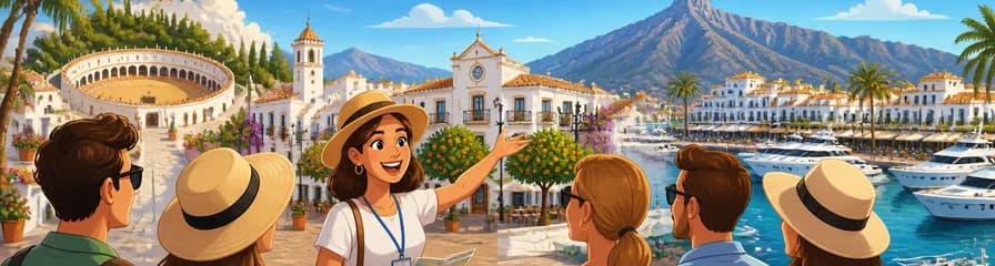 Tour guiado por Mijas, Marbella y Puerto Banús