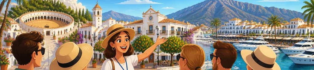 Tour guiado por Mijas, Marbella y Puerto Banús