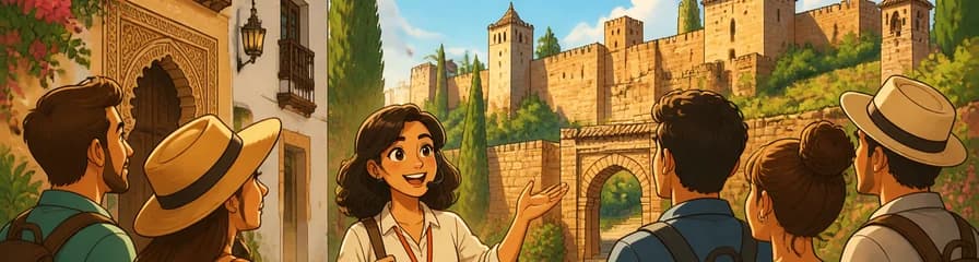 Recorrido guiado por el barrio musulmán de Málaga en español con acceso preferente a la Alcazaba