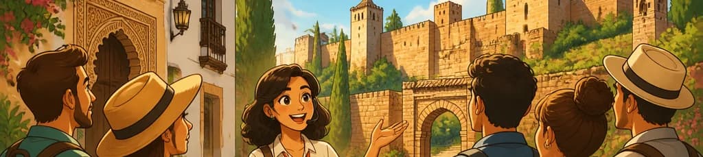Recorrido guiado por el barrio musulmán de Málaga en español con acceso preferente a la Alcazaba