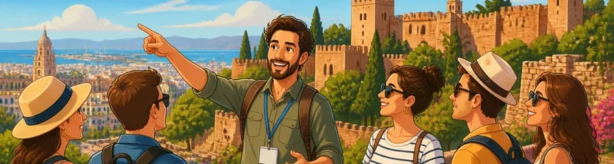 Recorrido a pie guiado por Málaga con entrada a la Alcazaba
