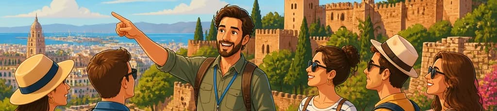 Recorrido a pie guiado por Málaga con entrada a la Alcazaba