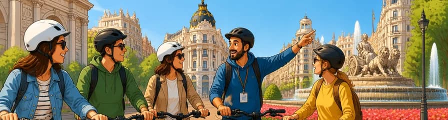 Recorrido guiado en bicicleta eléctrica por Madrid
