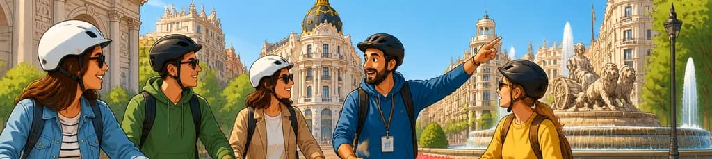 Recorrido guiado en bicicleta eléctrica por Madrid