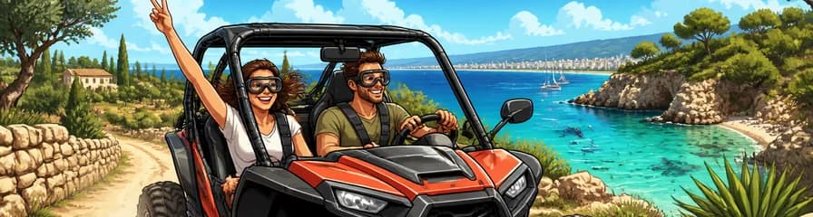 Tour en buggy por Palma de Mallorca con parada opcional para nadar