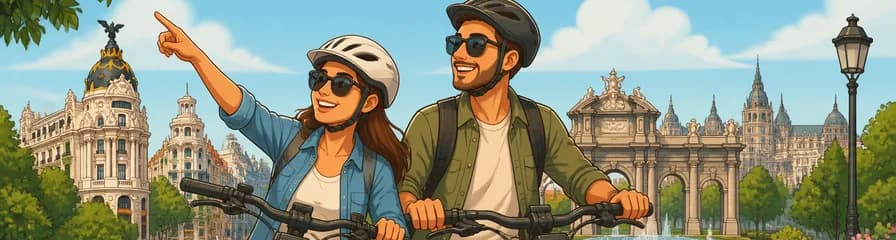 Recorrido privado en bicicleta eléctrica por Madrid