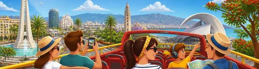 Recorrido en autobús turístico de 24 o 48 horas por Santa Cruz de Tenerife