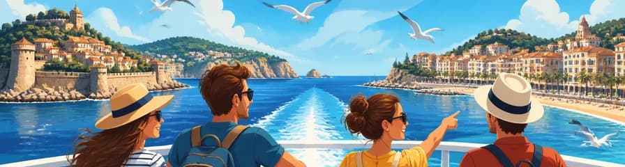 Viaje de ida y vuelta en barco a Blanes desde Tossa de Mar