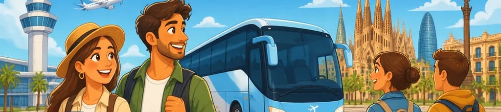 Traslado en Aerobús Barcelona: Servicio de autobús entre el aeropuerto y el centro de la ciudad