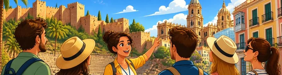 Recorrido a pie guiado por el centro histórico de Málaga