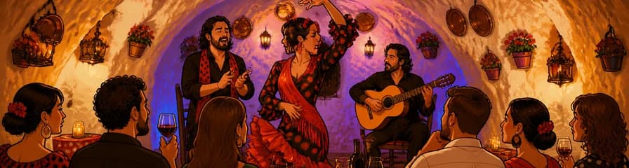 Espectáculo de Flamenco en Venta El Gallo Granada con Cena o una Bebida