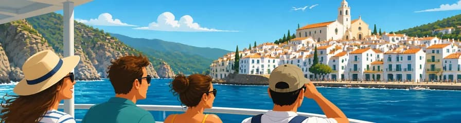 Excursión en barco a Cadaqués con salida desde Roses