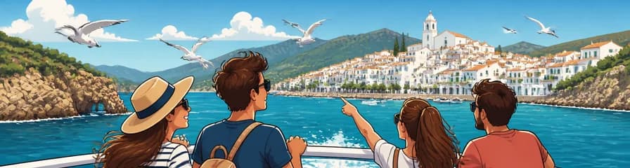 Excursión en barco a Cadaqués con salida desde Roses
