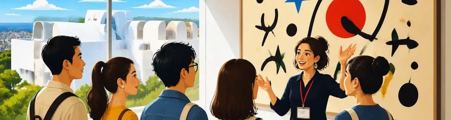 Visita guiada a la Fundació Joan Miró en chino, japonés o coreano