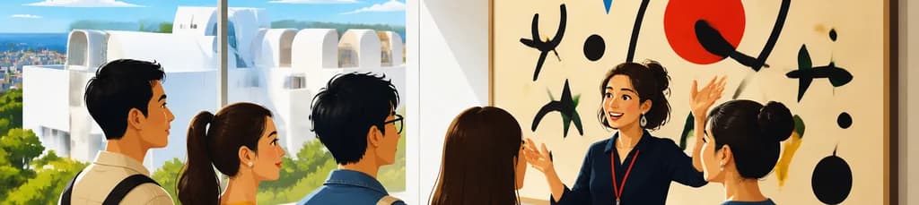 Visita guiada a la Fundació Joan Miró en chino, japonés o coreano