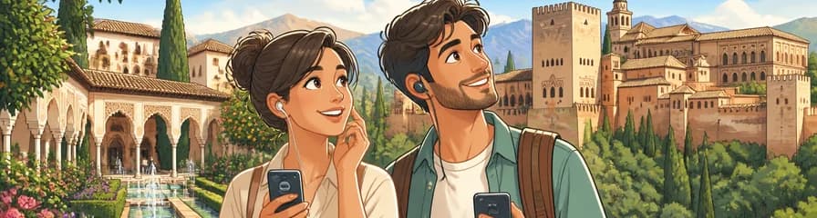 Entrada a los Jardines del Generalife y la Alhambra con audioguía