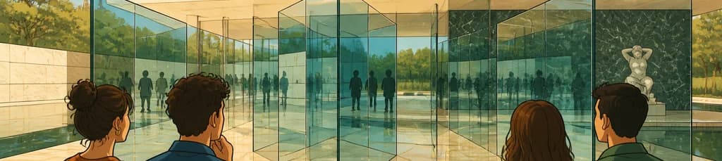 Experimenta el Pabellón Mies van der Rohe con la instalación "Pabellón-Laberinto" de Ciro Najle y Josep Ferrando