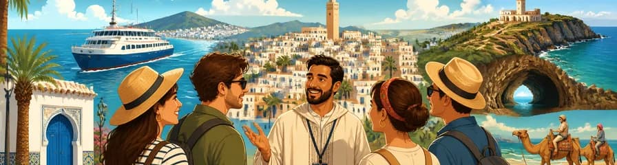 Viaje guiado de un día a Tánger con todo incluido, partiendo desde Málaga o Marbella