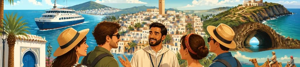 Viaje guiado de un día a Tánger con todo incluido, partiendo desde Málaga o Marbella