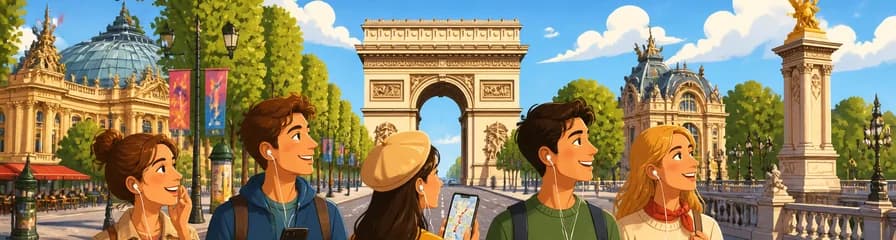 Descubre los Campos Elíseos de París con una audioguía a pie