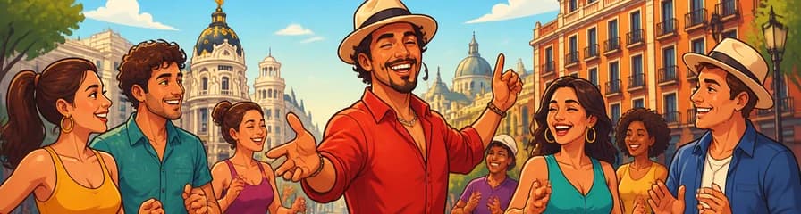 ¡Aprende y baila ritmos latinos al aire libre en las calles de Madrid!