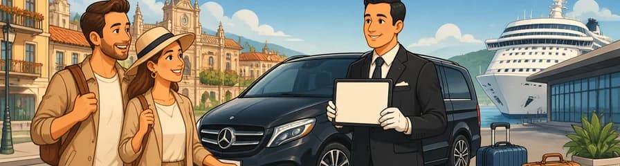 Servicio de traslado privado: de Pamplona al puerto de cruceros de Bilbao