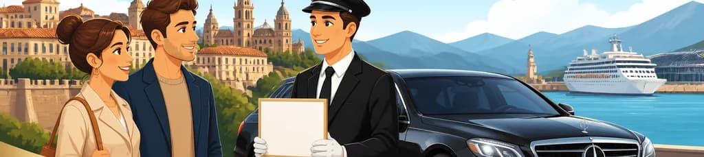 Servicio de traslado privado de lujo: de Pamplona al puerto de Santander
