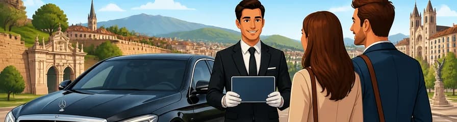 Servicio de traslado privado de lujo: de Pamplona a Vitoria